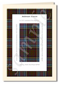 anderson tartan cards